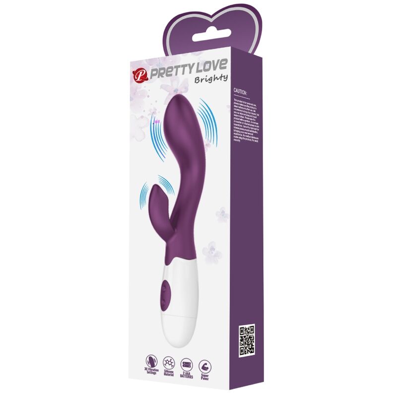 PRETTY LOVE - VIBRADOR BRIGHTY PUNTO G VIOLETA