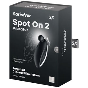 SATISFYER - SPOT ON 2 VIBRADOR DE CONTACTO NEGRO