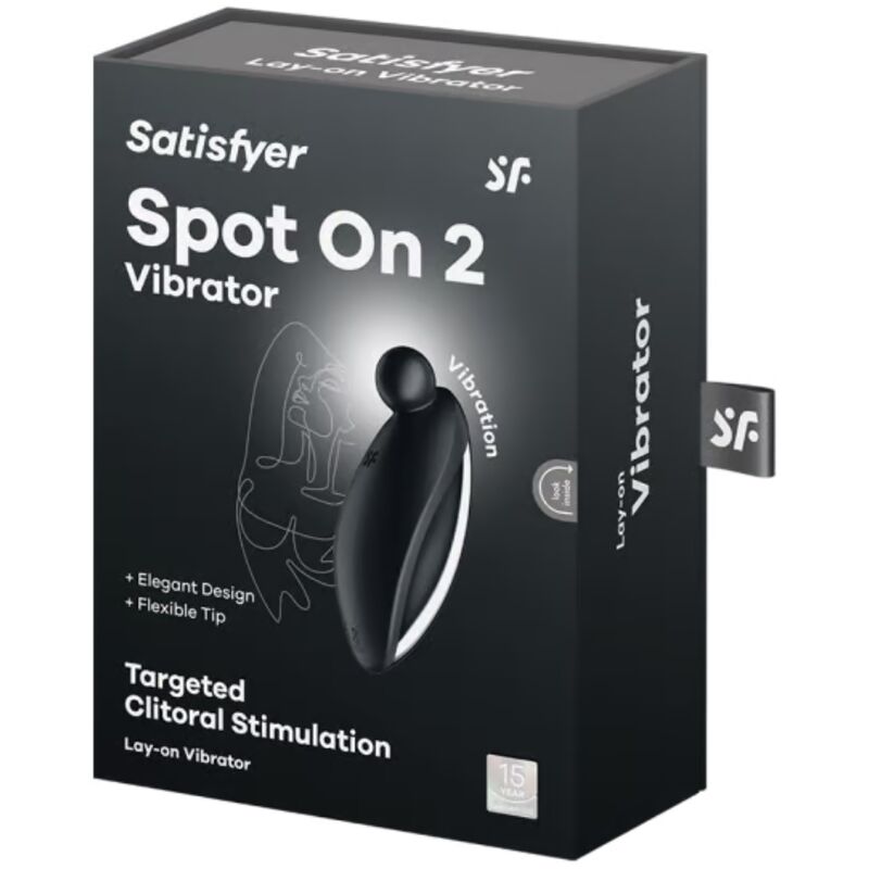 SATISFYER - SPOT ON 2 VIBRADOR DE CONTACTO NEGRO