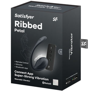 SATISFYER - PÉTALO ACANALADO ESTIMULADOR PUNTO G MANDO A DISTANCIA NEGRO APP GRATUITA