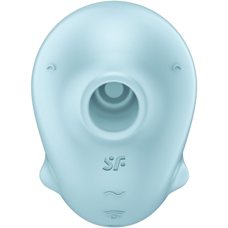 SATISFYER - SASSY SEAL ESTIMULADOR Y VIBRADOR AZUL