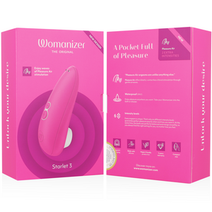 WOMANIZER - ESTIMULADOR CLITORAL STARLET 3 ROSA