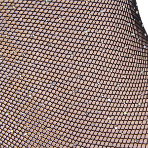 SUBBLIME - 952297 CORPO IN RETE LUCIDA CON SPALLE SCOPERTE MANICHE LUNGHE NERO TAGLIA UNICA