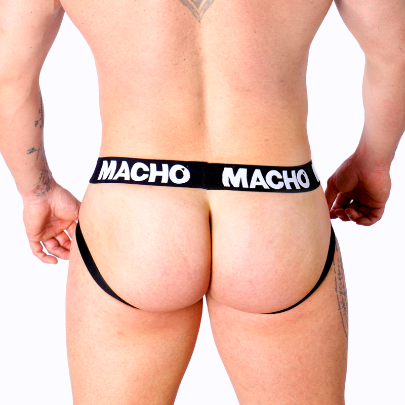 MACHO - MX25NC JOCK NEGRO CUERO XL