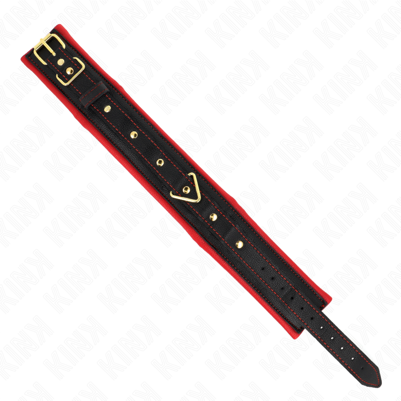 KINK - COLLAR CON CORREA DE TELA TEÑIDA AJUSTABLE 33-48 CM X 5,7 CM
