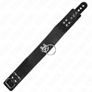 KINK - CORREA CON TACHUELAS 116 CM, COLLAR DE POLIPIEL CON CORREA 50 X 5 CM