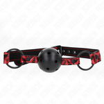 KINK - BOLA CON DISEÑO DE DIAMANTES 4.5 CM GAG MODELO 2 64.5 CM AJUSTABLE 42-60 CM
