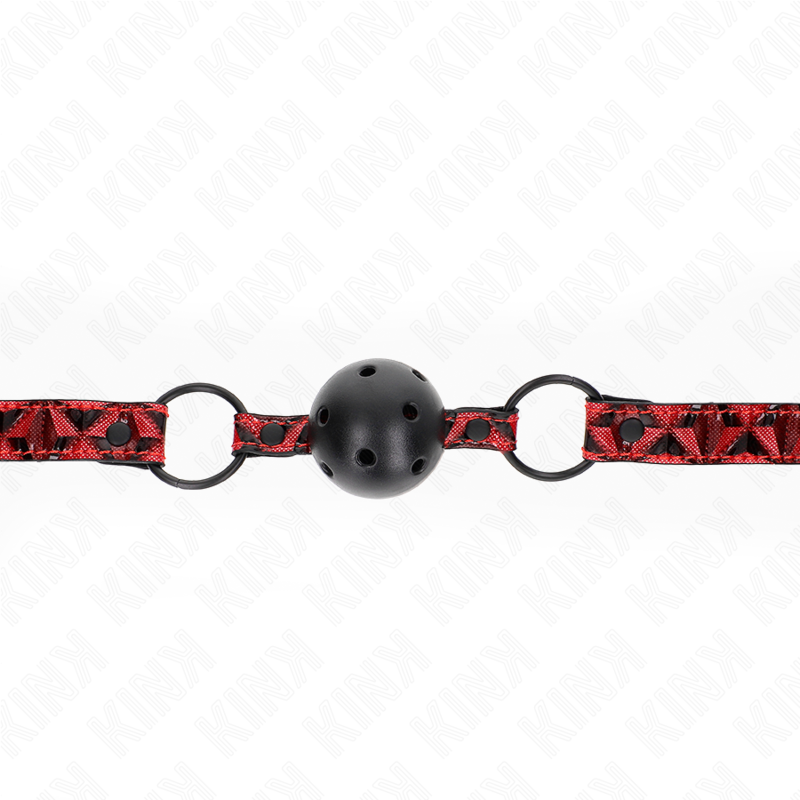 KINK - BOLA CON DISEÑO DE DIAMANTES 4.5 CM GAG MODELO 2 64.5 CM AJUSTABLE 42-60 CM