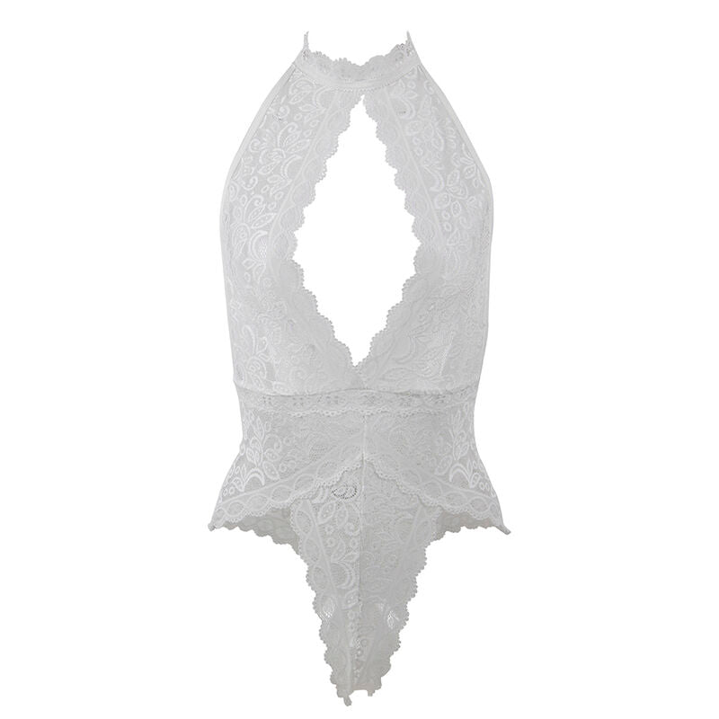 SUBLIME - 953850 BODY DE ENCAJE BLANCO S/M