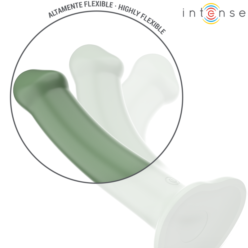 INTENSE - VIBRADOR BECCA CON VENTOSA 10 VIBRACIONES CONTROL REMOTO VERDE