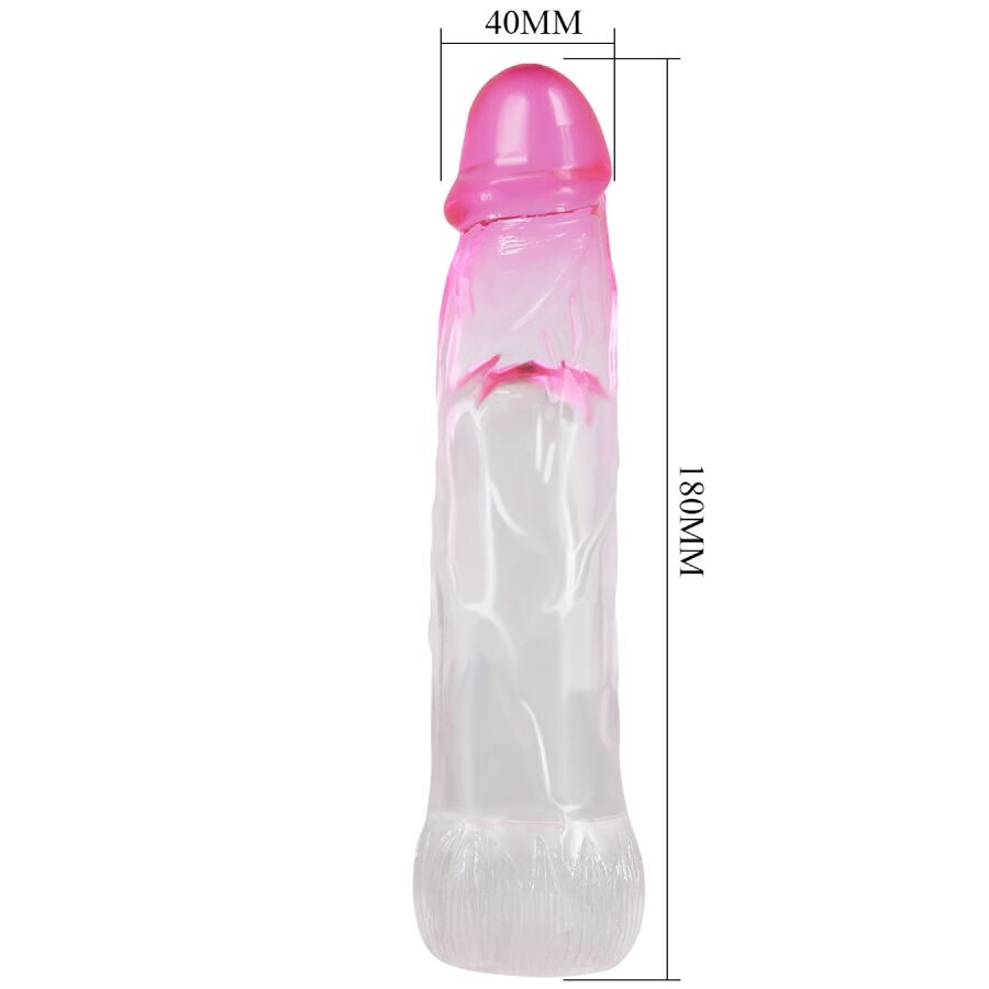 PRETTY LOVE - NERON GUAINA DI ALLARGAMENTO PENE REALISTICA 6 CM ROSA