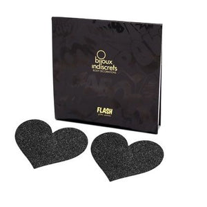 BIJOUX - PEZONES INDISCRETOS CON CORTES DE CORAZÓN NERO
