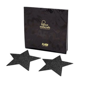 BIJOUX - COPRICAPEZZOLI INDISCRETI BLACK STAR FLASH