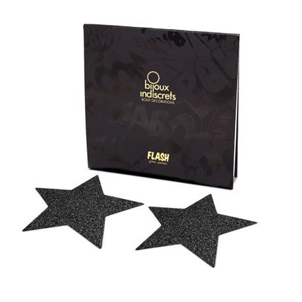 BIJOUX - COPRICAPEZZOLI INDISCRETI BLACK STAR FLASH