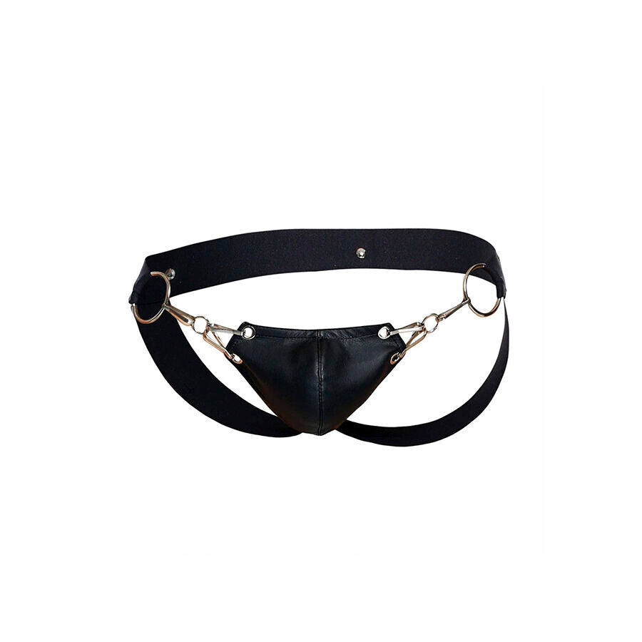 MOB - DNGEON JOCKSTRAP NERO A PRESSIONE TAGLIA UNICA