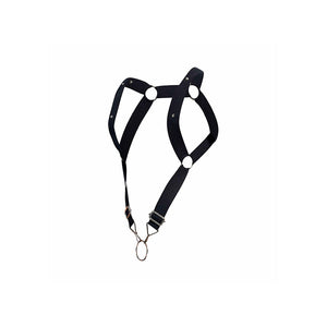 MOB - BLACK STRAIGHT-BACK DUNGEON HARNESS ONE SIZE