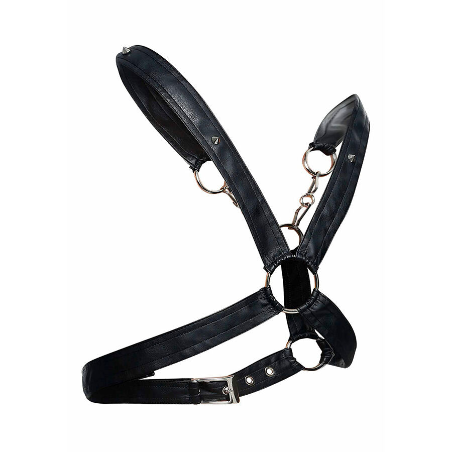 MOB - DNGEON BLACK CROSS CHAIN HARNESS ONE SIZE
