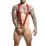 MOB - DNGEON RED CROSS HARNESS TAGLIA UNICA