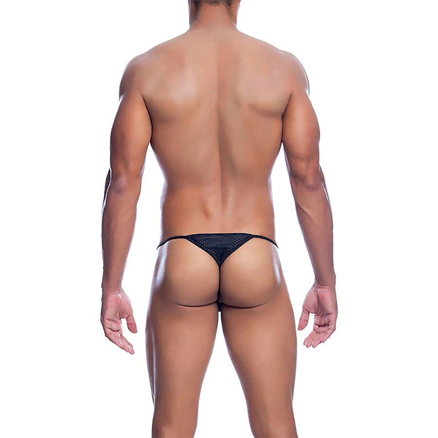 MOB - BLACK MICROFIBER THONG SIZE L/XL