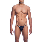MOB - BLACK MICROFIBER THONG SIZE L/XL