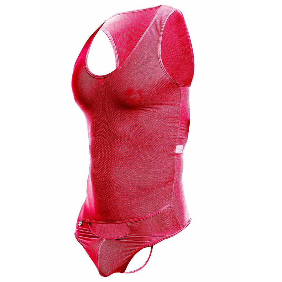 MOB - TRANSPARENT RED BODYSHEER SIZE S/M