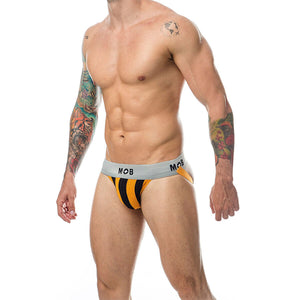 MOB - CLASSIC JOCK STRIPE ORANGE TAGLIA XXL