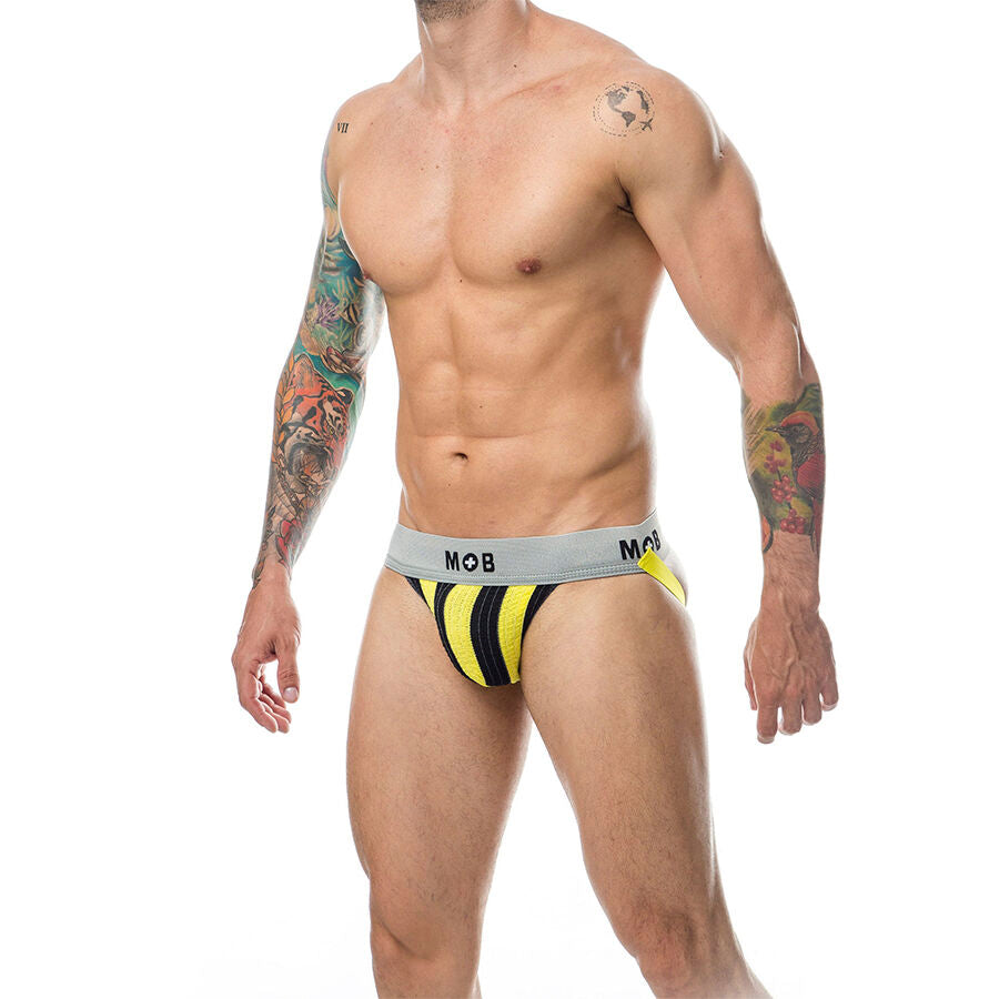 MOB - CLASSIC JOCK STRIPE GIALLO TAGLIA L