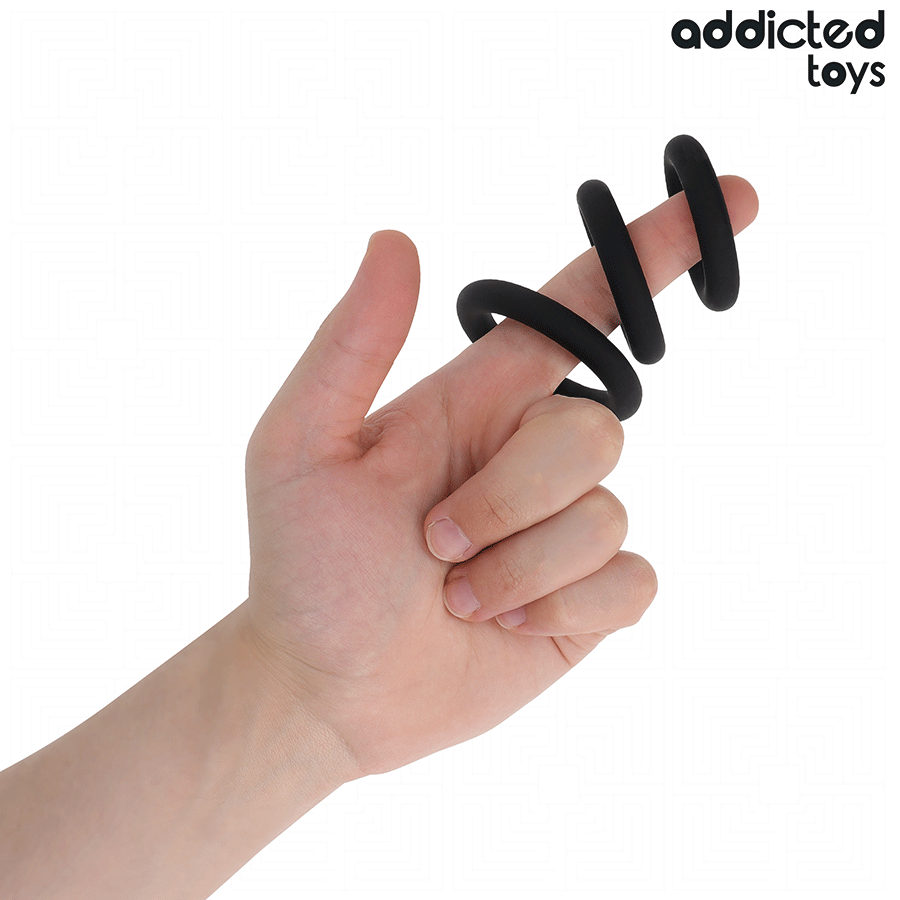 ADDICTED TOYS - SILICONE RINGS SET MODEL 1