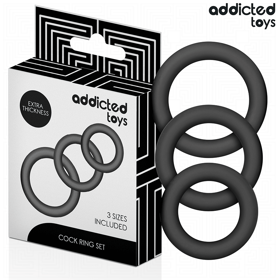 ADDICTED TOYS - SILICONE RINGS SET MODEL 1