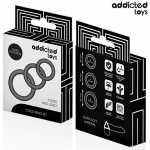 ADDICTED TOYS - SILICONE RINGS SET MODEL 1