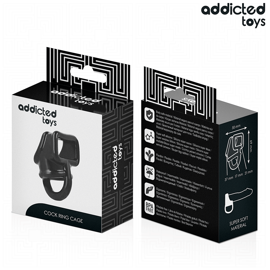 ADDICTED TOYS - ANILLO PARA JAULA DE PENE