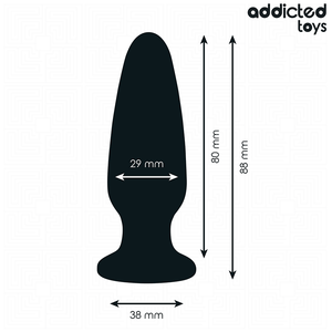 ADDICTED TOYS - BUTT PLUG CON GIOIELLO TAGLIA S 8,8 CM