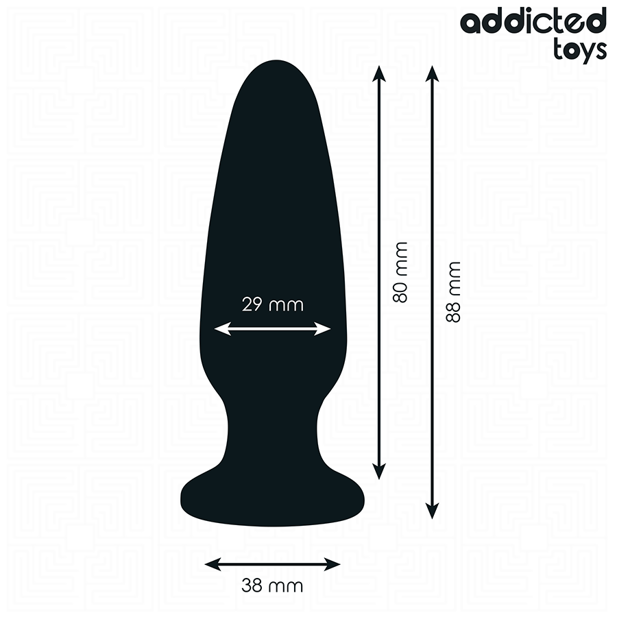ADDICTED TOYS - BUTT PLUG CON GIOIELLO TAGLIA S 8,8 CM