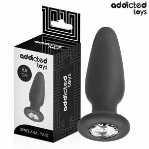 ADDICTED TOYS - BUTT PLUG CON GIOIELLO TAGLIA S 8,8 CM