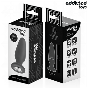 ADDICTED TOYS - BUTT PLUG CON GIOIELLO TAGLIA L 12,6 CM