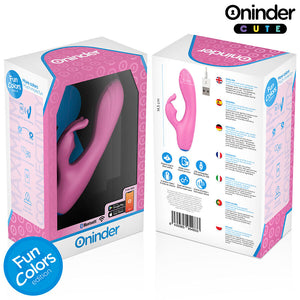 ONINDER CUTE - VIBRADOR CONEJITO DE AMOR PARA PUNTO G Y CLÍTORIS - APLICACIÓN GRATUITA EN TODO EL MUNDO