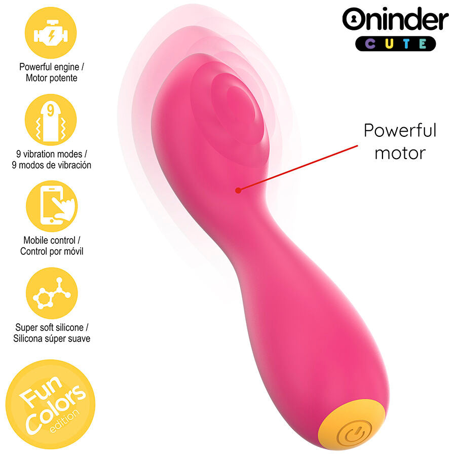 ONINDER CUTE - VIBRADOR DE PUNTO G LOVE BUDDY MASTER - APLICACIÓN GRATUITA EN TODO EL MUNDO
