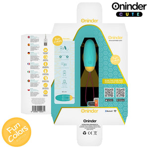 ONINDER CUTE - UOVO VIBRANTE LOVE PLEASURE - GEMME ROTANTI IN SILICONE - APP GLOBALE GRATUITA