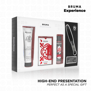 BRUMA XPERIENCE - KIT TENTAZIONE DULCE DE FRESA CON POTENCIADOR DE ORGASMO