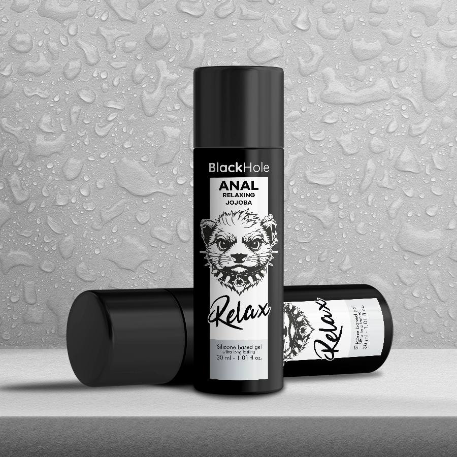 AGUJERO NEGRO - RELAJANTE ANAL DE JOJOBA CON BASE DE SILICONA 30 ML