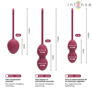 INTENSE - KIT PALLINE DI KEGEL CHARLI BORDEAUX