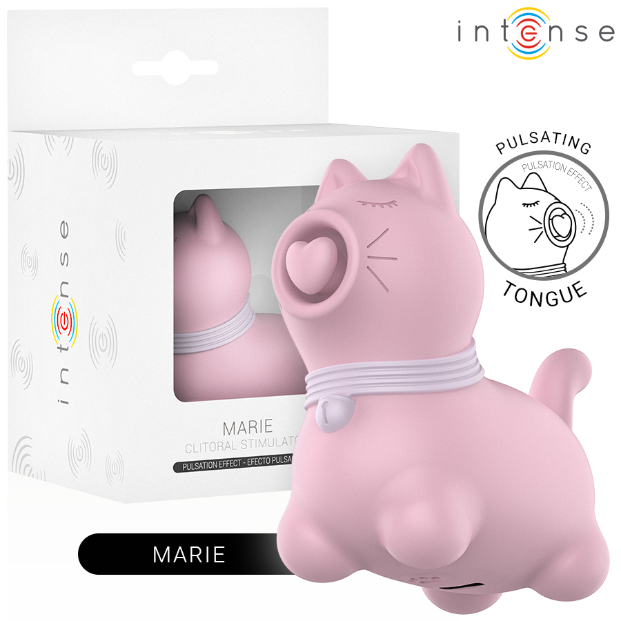 INTENSE - TONGUE STIMULATOR WITH PULSATING EFFECT MARIE PINK