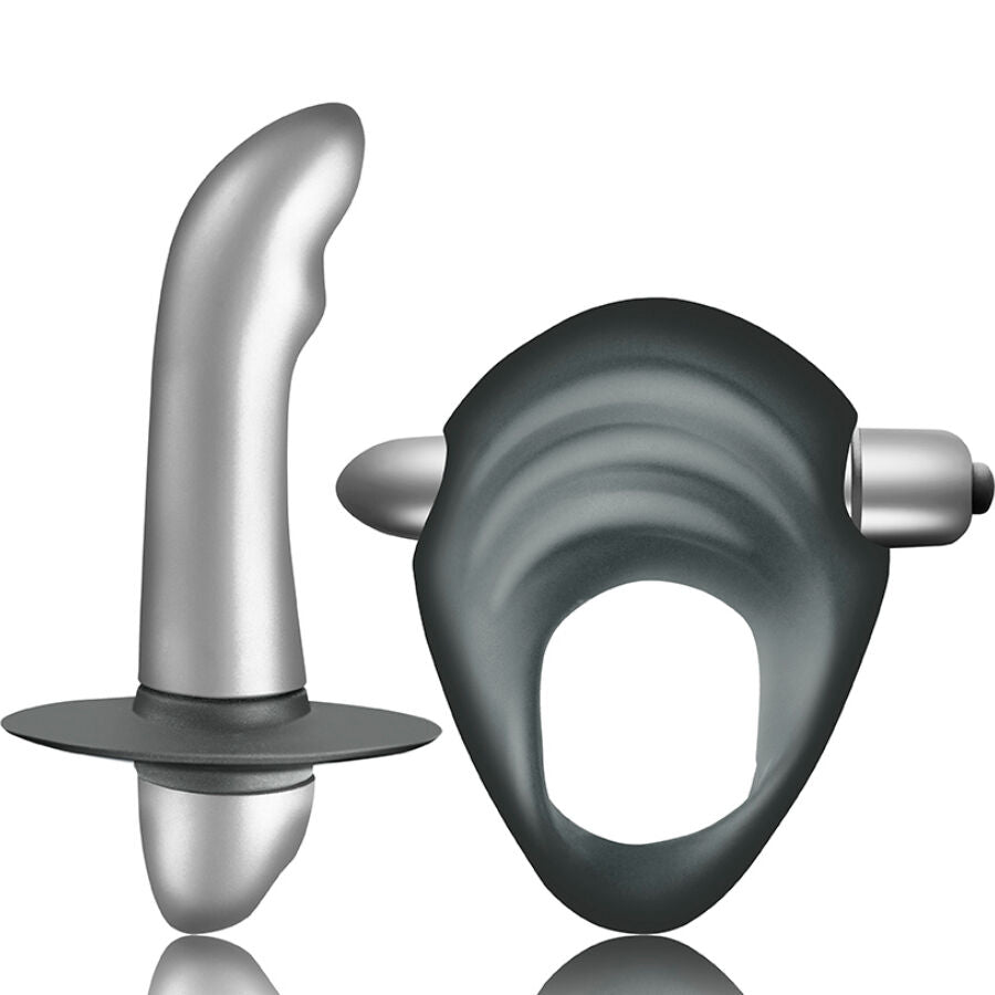 CLIMAXIMUM - ENTICE STARTER SET, ANELLO PENE + VIBRATORE PROSTATICO