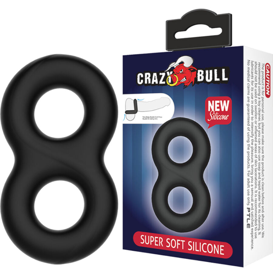 CRAZY BULL - ANILLO DE SILICONA DOBLE INFINITO