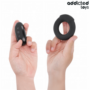 ADDICTED TOYS - VIBRATING COCK RING WITH HEATING EFFECT AND REMOTE CONTROL