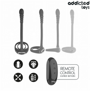 ADDICTED TOYS - VIBRATING P-SPOT PENIS RING WITH REMOTE CONTROL