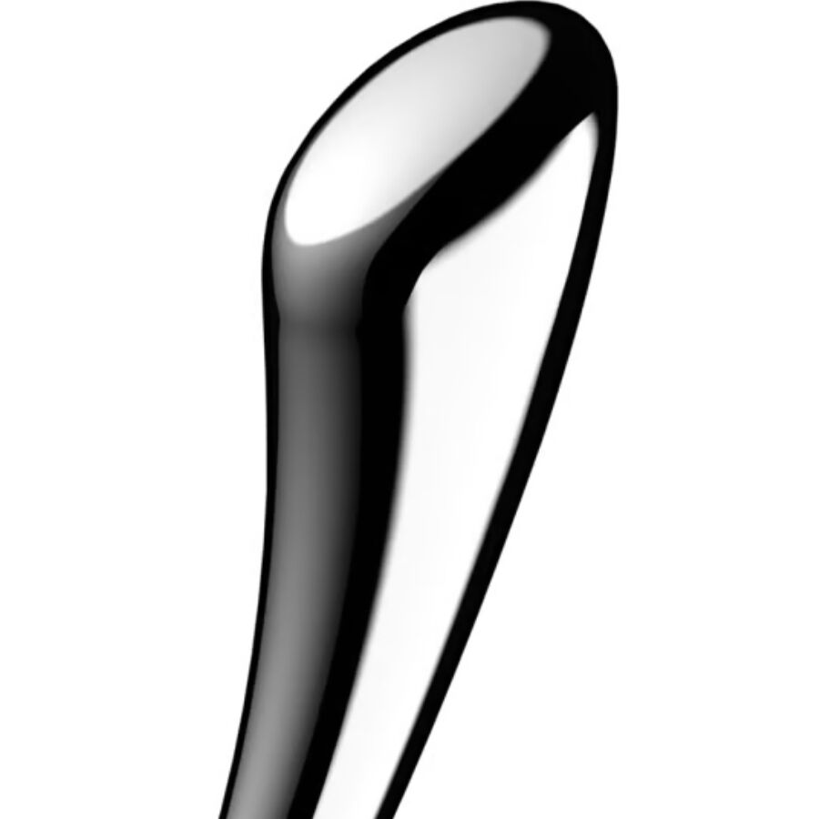 SATISFYER - COSMIC CREST 1 STAINLESS STEEL DOUBLE-SIDED DILDO