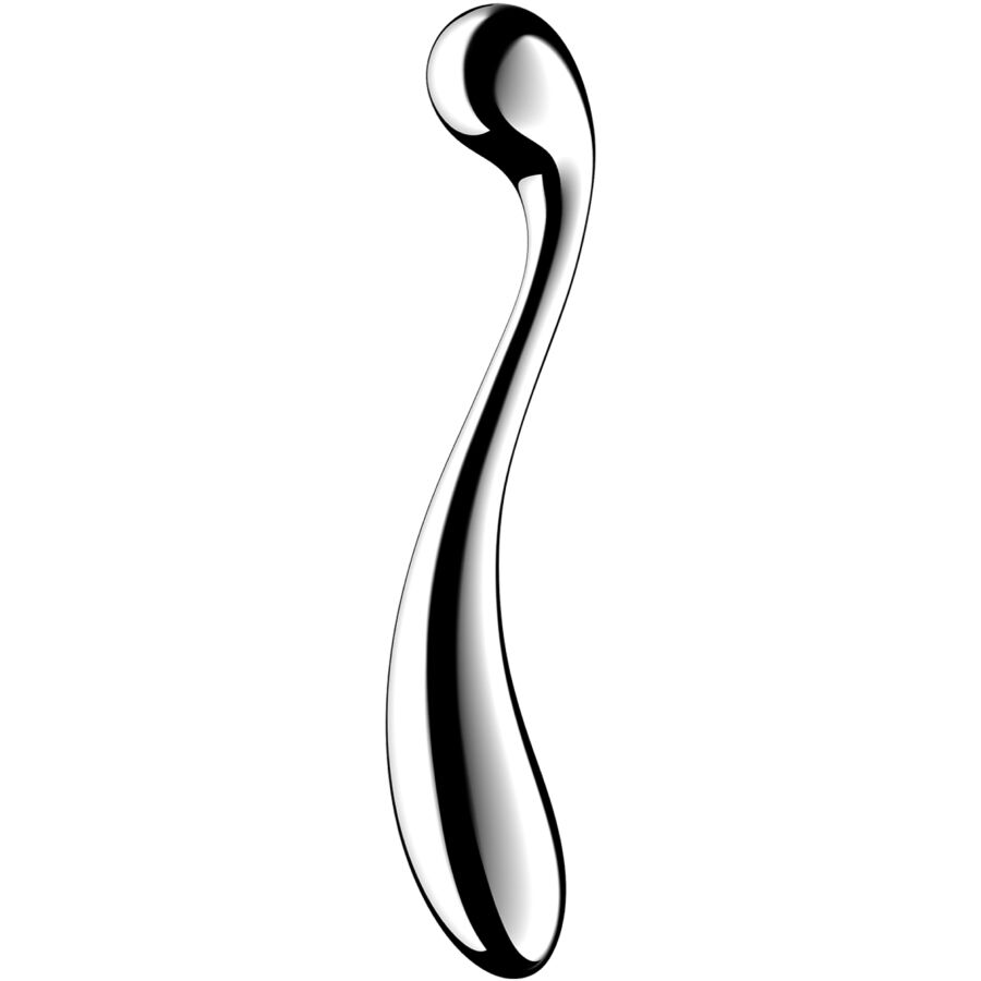 SATISFYER - STAR FORCE 4 DOUBLE-ENDED STAINLESS STEEL DILDO