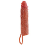 GET REAL - HYDRATED SKIN GUINA PER PENE IN SILICONE CARAMELLO 20 CM