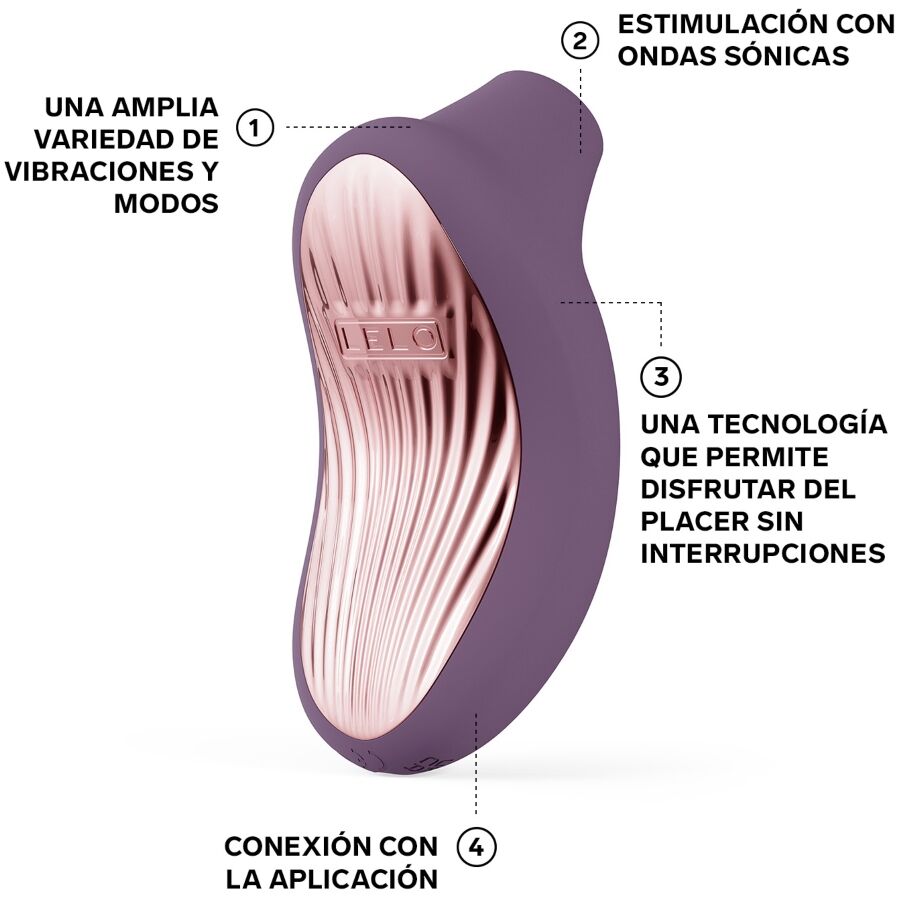LELO - SONA 3 CRUISE MASSAGGIATORE CLITORIDEO SONICO PRUGNA